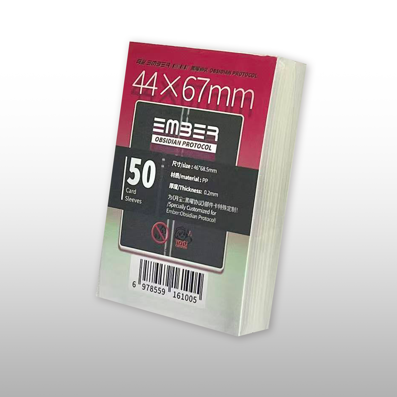 Card sleeves for EMBER: Obsidian Protocol