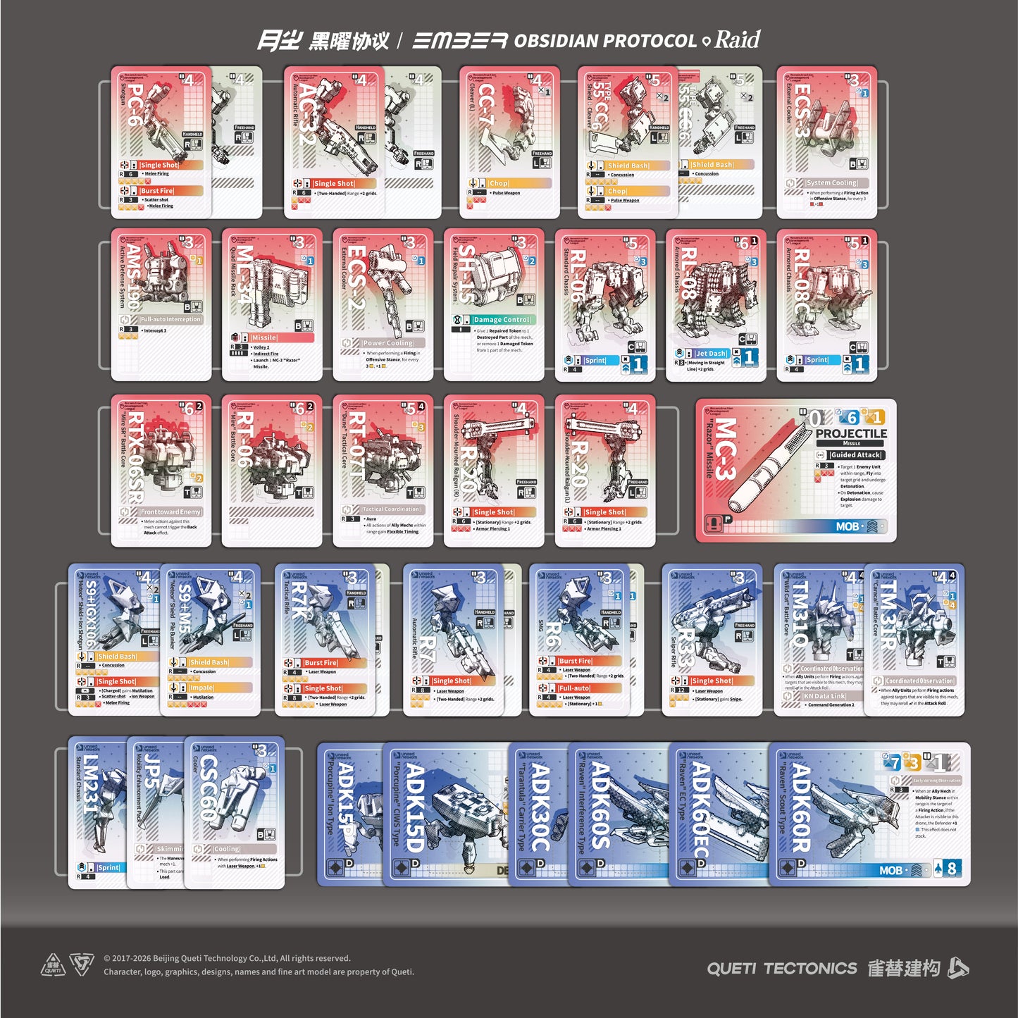 May 15th to June 30th !  RAID-2 PLAYER STARTER SET PRE-ORDER has started!
