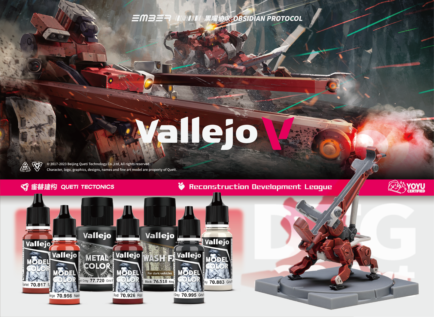 QUETI X VALLEJO Ember: Obsidian Protocol color set-RDL